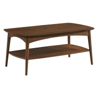 OSP Home Furnishings CPH12-WA Copenhagen Coffee Table in Walnut Finish